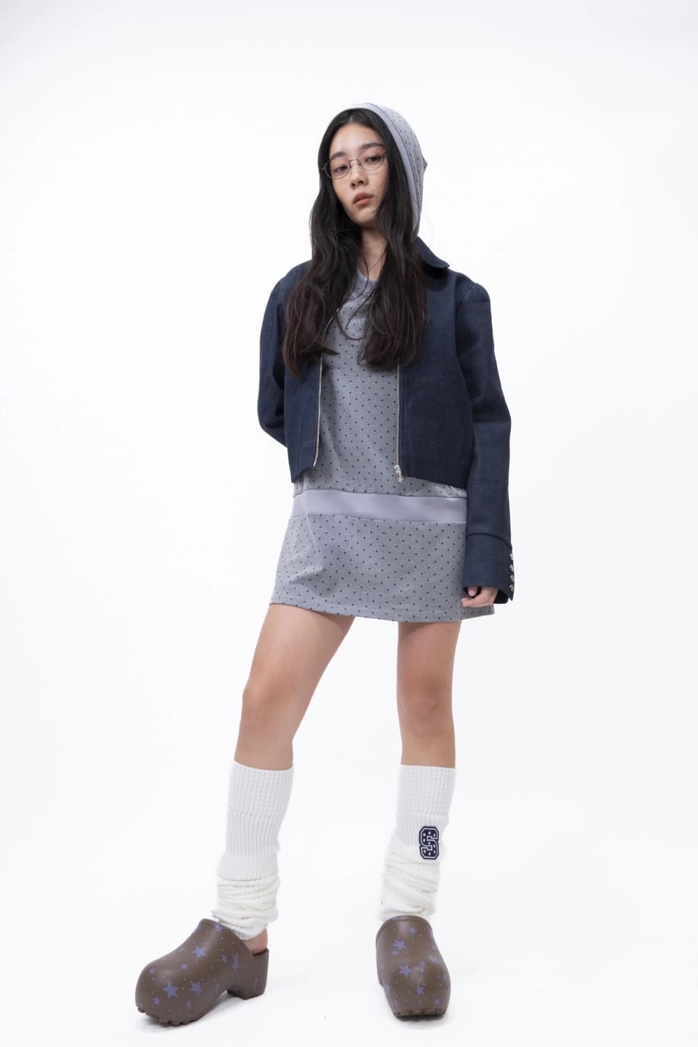 샬롬클럽 MOLA DOT HOODY DRESS 상품이미지2