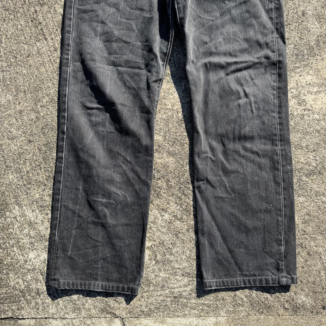 [33] 리바이스 501 흑청 데님 팬츠 상품이미지5