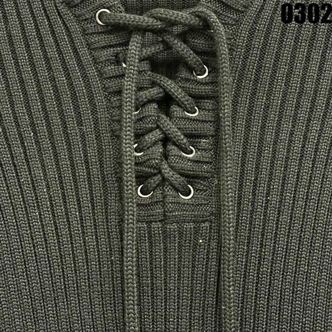 셀린느 울 레이스업 니트 S  상품이미지3