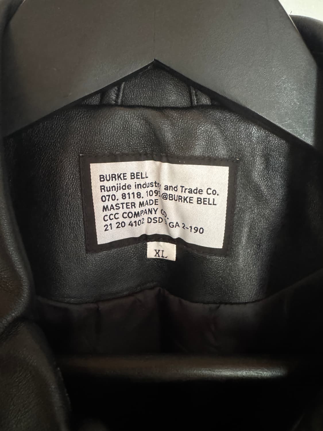 에이징ccc 가죽 자켓 XL 상품이미지3