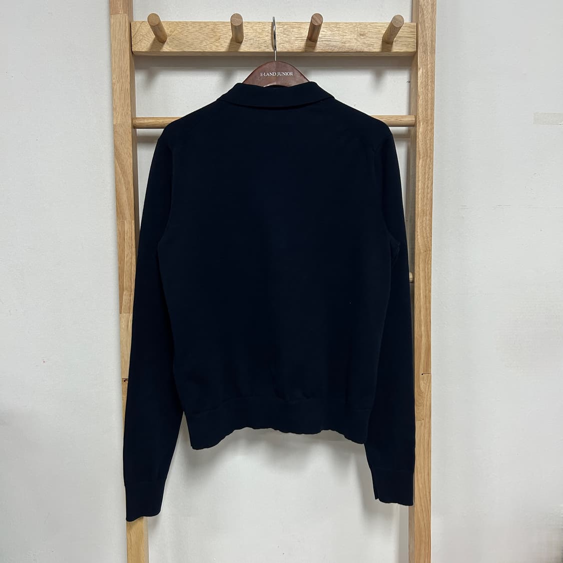 폴로 랄프로렌 신형QR 포니로고 버튼 가디건 네이비 상품이미지5