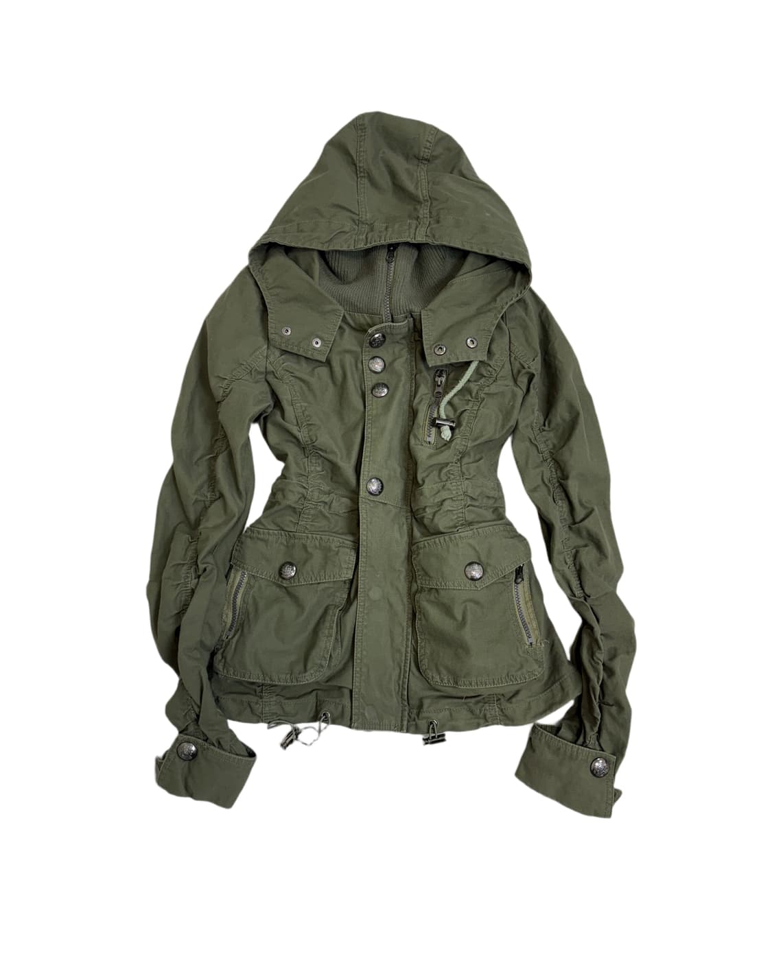 Jpn 셔링 포인트 야상자켓 상품이미지1