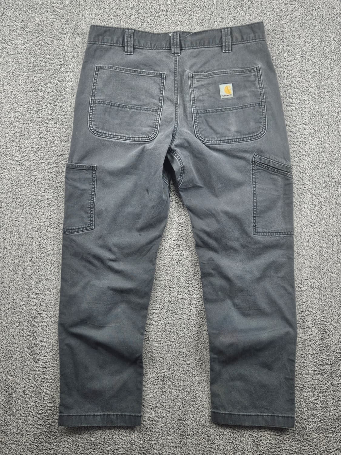 칼하트 코튼 캔버스 카펜터 더블니 워크 팬츠 ( 34X30 )/11552 상품이미지4