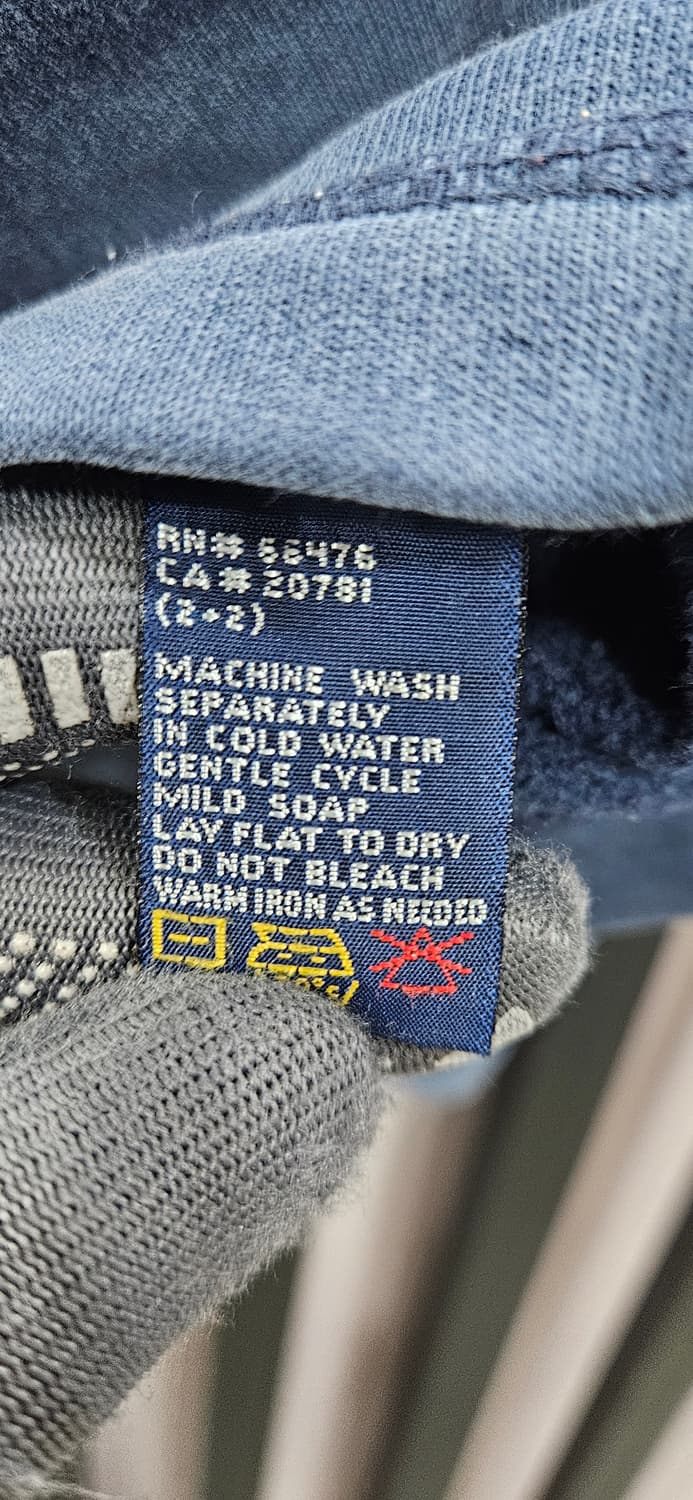 (vtg)타미힐피거  기모 맨투맨 네이비 L 상품이미지7