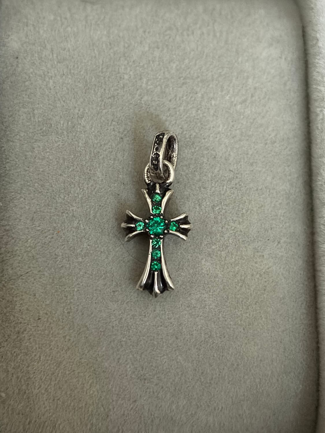 크롬하츠 베이비펫 에메랄드 펜던트 상품이미지3