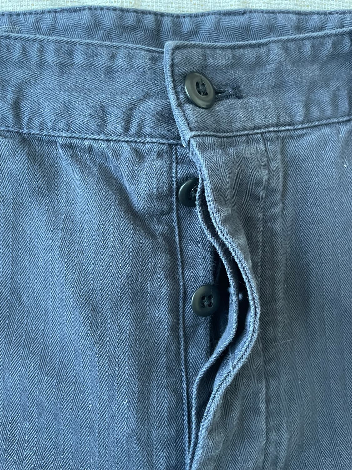 Wallace and Barnes(왈라스앤바네스) 네이비 헤링본 팬츠 상품이미지4