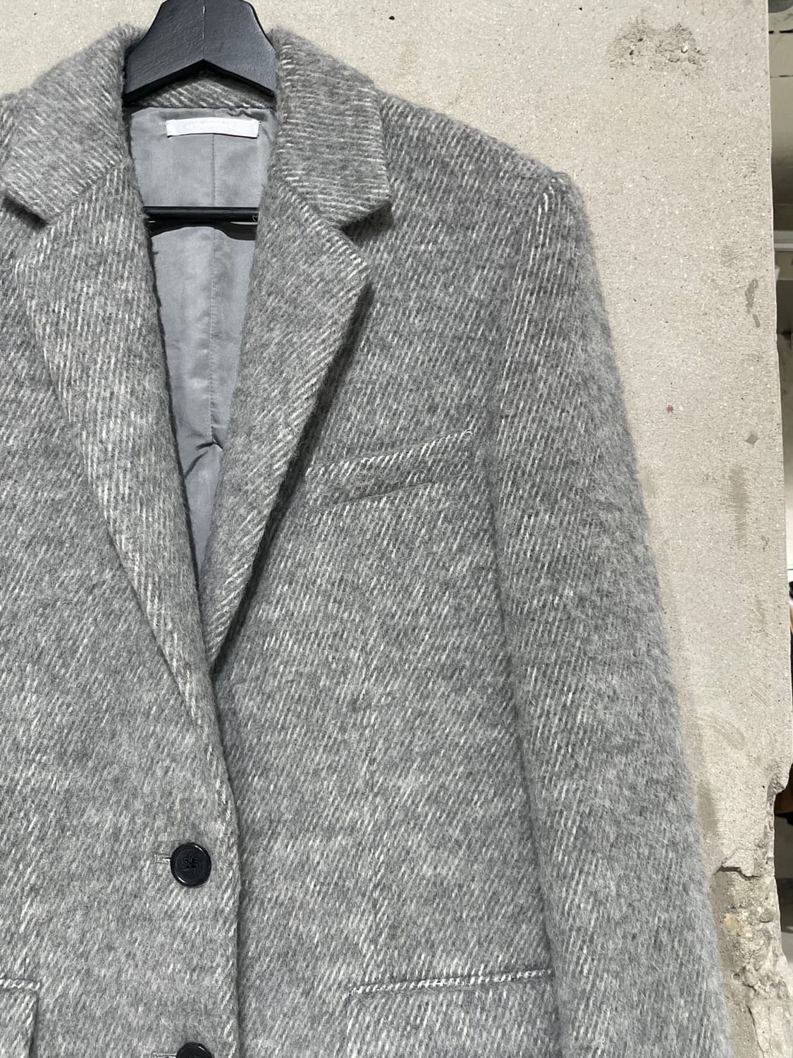 헬무트랭 그레이 스트레치 아칼릭 울 2B 블레이저 자켓 상품이미지3