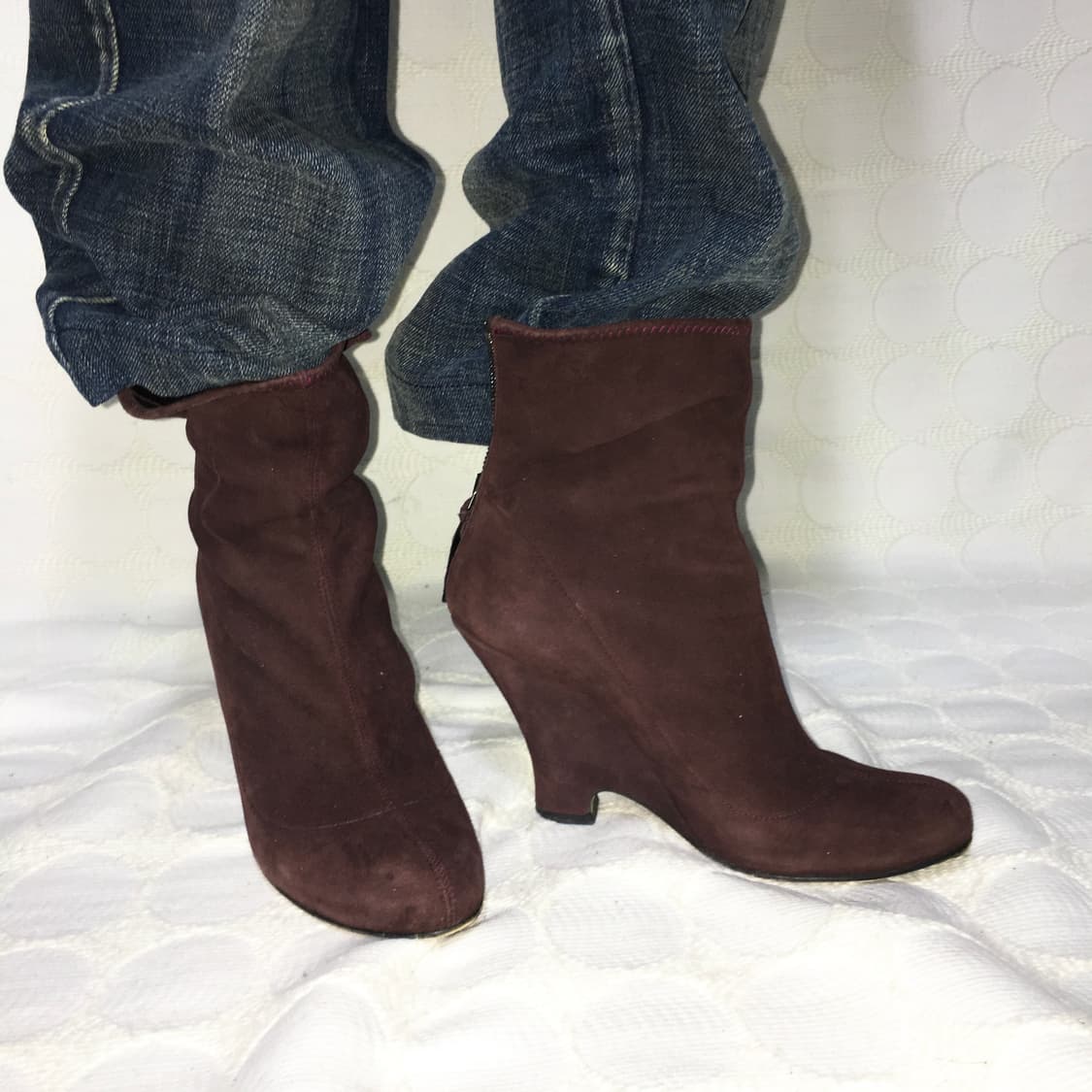 미우미우 스웨이드 부츠 상품이미지1