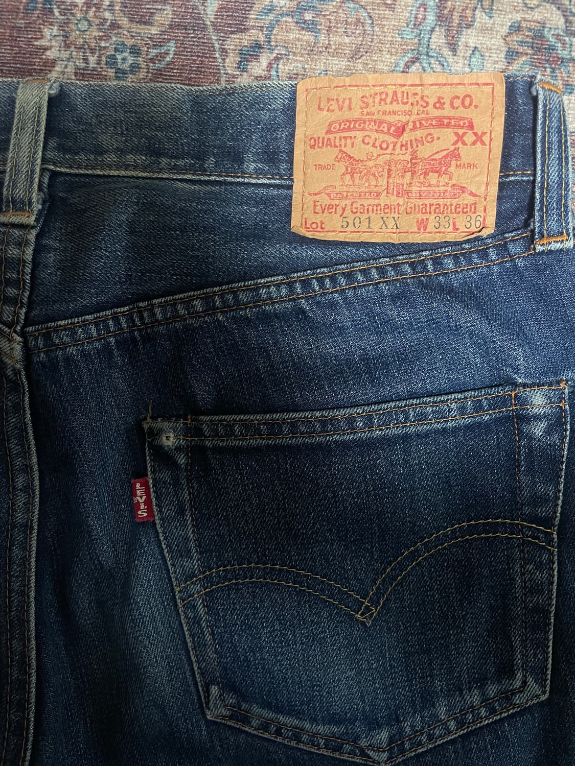 리바이스 501xx USA 발렌시아가 메이드 셀비지 상품이미지4