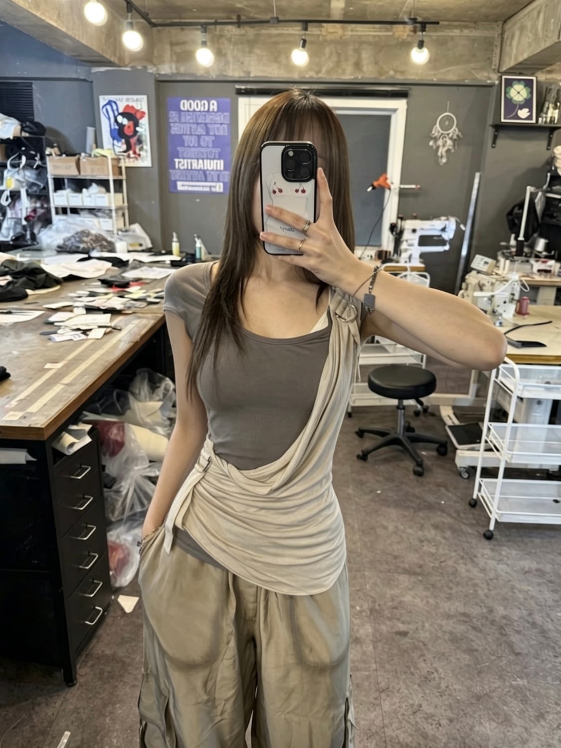 Karen Millen Layered Top 상품이미지1