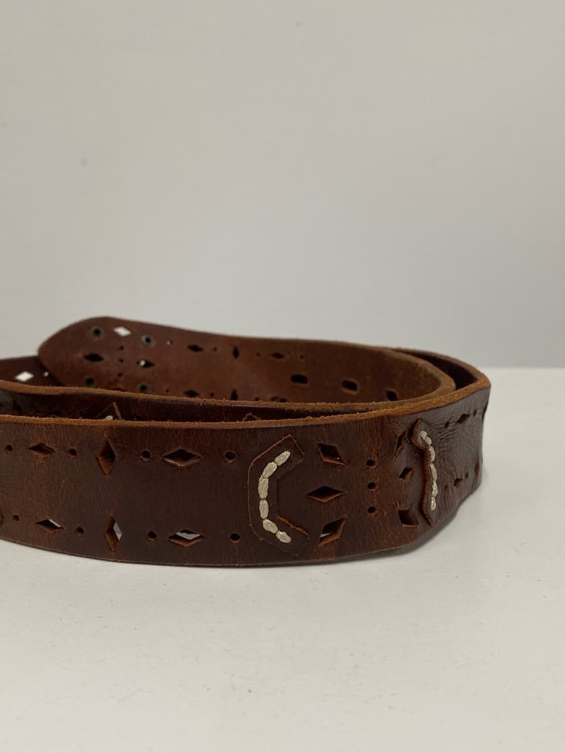 Vintage leather belt 빈티지 레더 벨트 상품이미지3