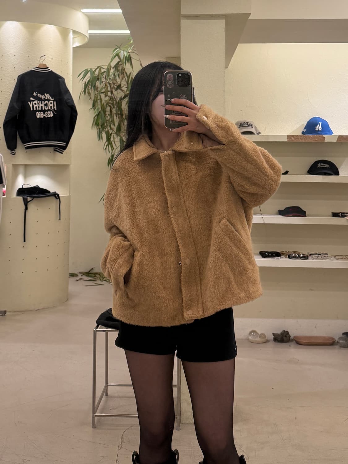 브라운 에코퍼 블루종 자켓  상품이미지1