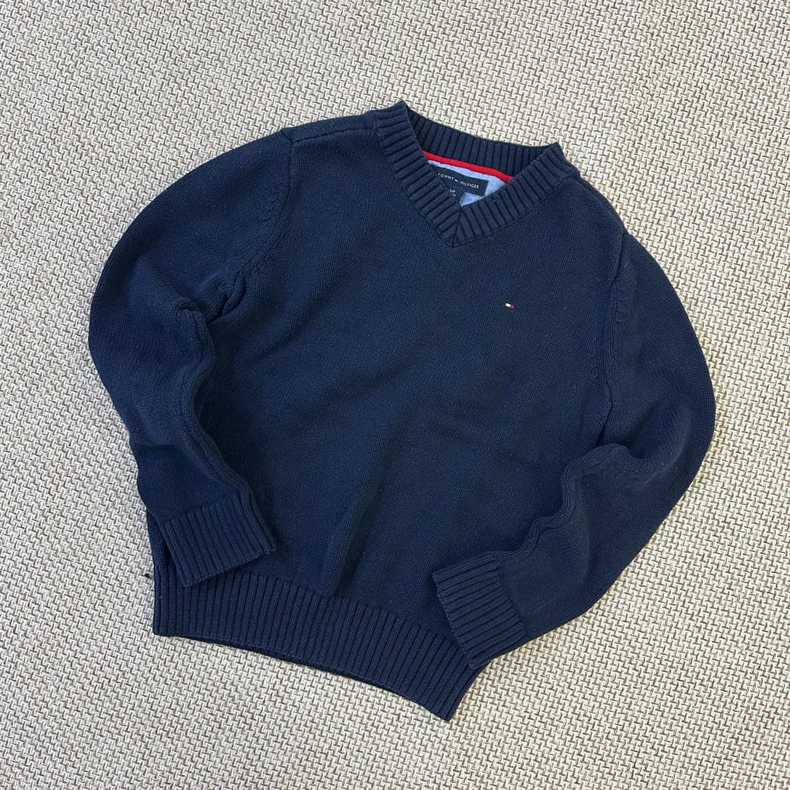 S/P 타미힐피거 키즈 브이넥 니트 0316D 상품이미지1