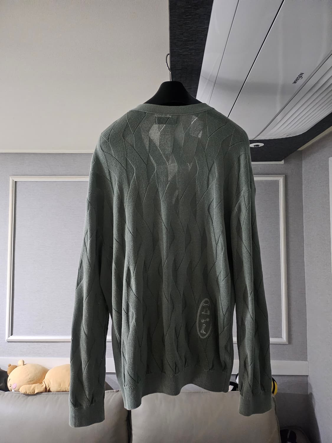 [거의 새것] 시스템옴므 케이블 니트 가디건 100 상품이미지2