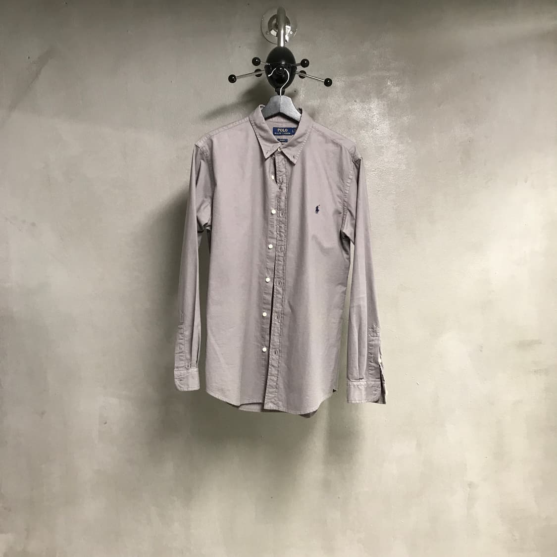 폴로 랄프로렌 QR 셔츠 그레이 L 상품이미지1