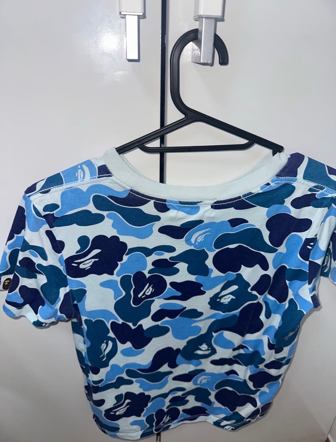 베이프 ABC우먼 블루카모 반팔티 상품이미지5