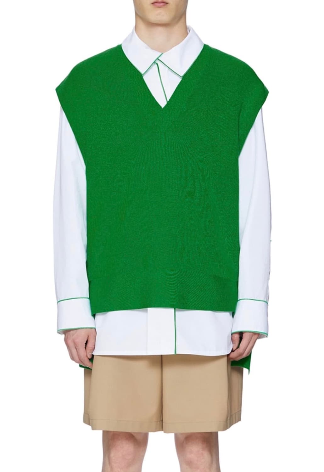 우영미 22ss 그린 니트베스트 48 상품이미지2