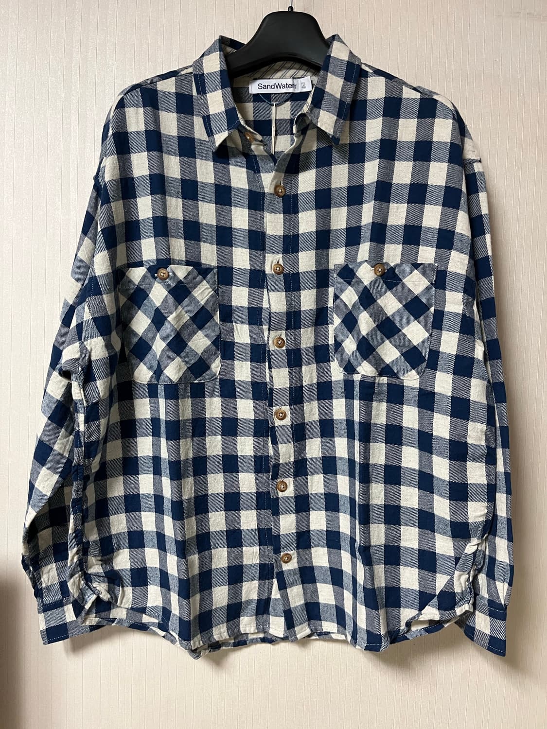 [2] sandwaterr 코튼리넨 배기셔츠 상품이미지3