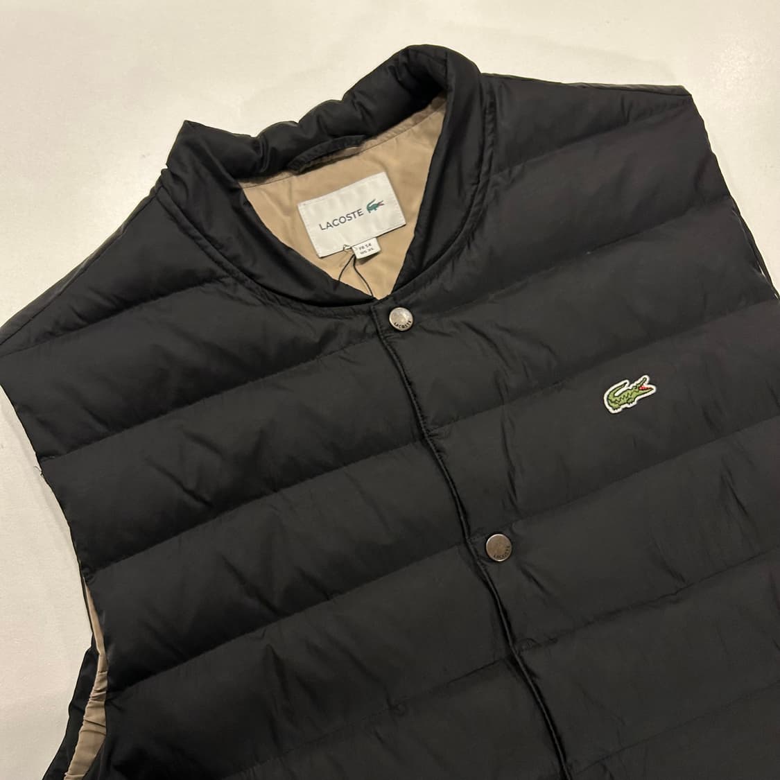 [XL] 라코스테 경량 블랙 패딩 조끼 상품이미지4
