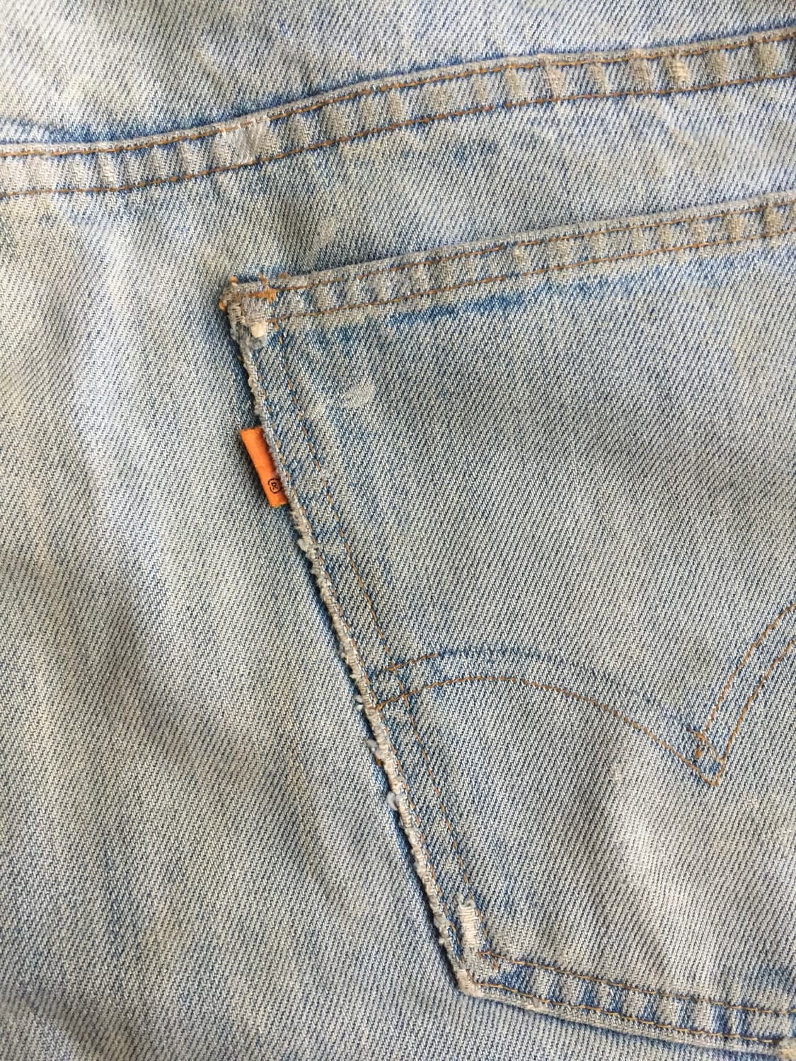 70‘s levis 646 블랭크탭 벨바텀 부츠컷 굿페이딩 상품이미지7