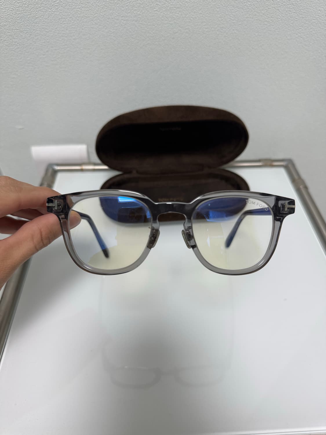 톰포드 TF-5922 투명그레이 안경 상품이미지2