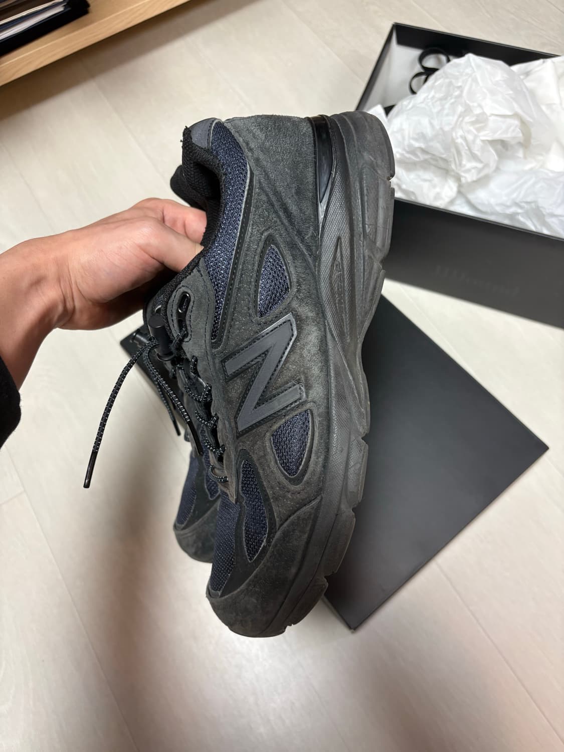 뉴발란스 자운드 990 v4 275 네이비 상품이미지1