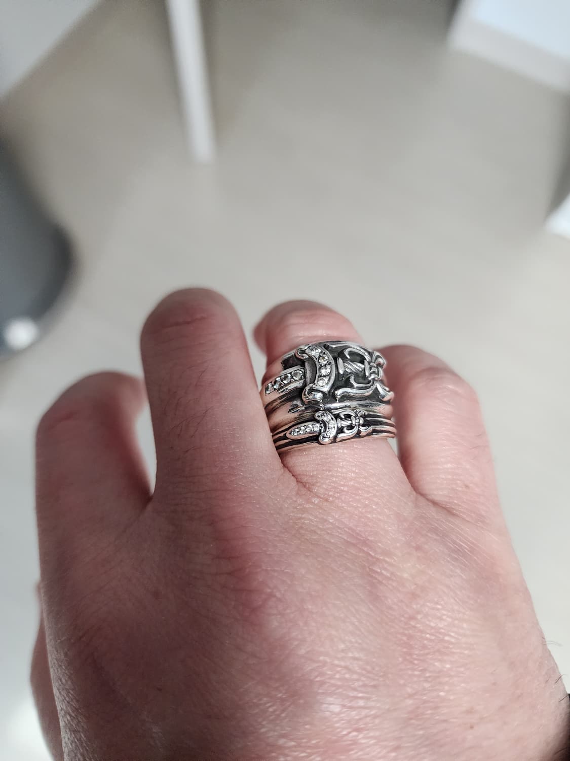 [US9]크롬하츠 베이비대거링 풀파베 상품이미지6