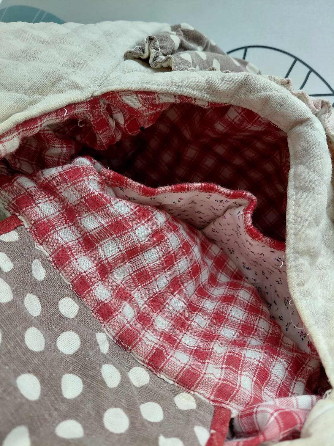 [일본빈티지] 퀼트 숄더백 크로스백 핸드메이드 가방 상품이미지4