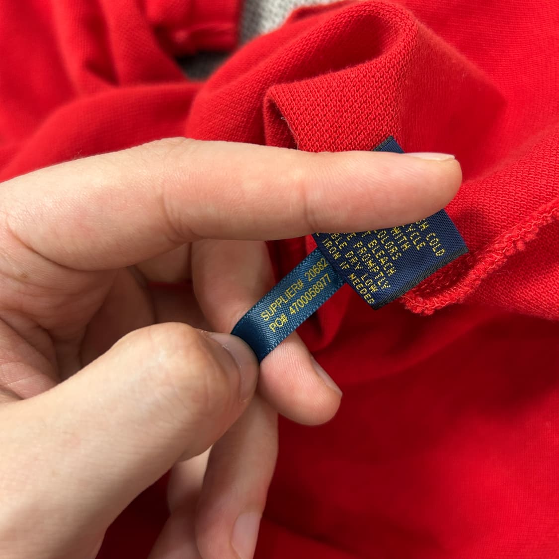 폴로 우먼스 치프키프 빅포니 레드 카라티(M) 상품이미지4