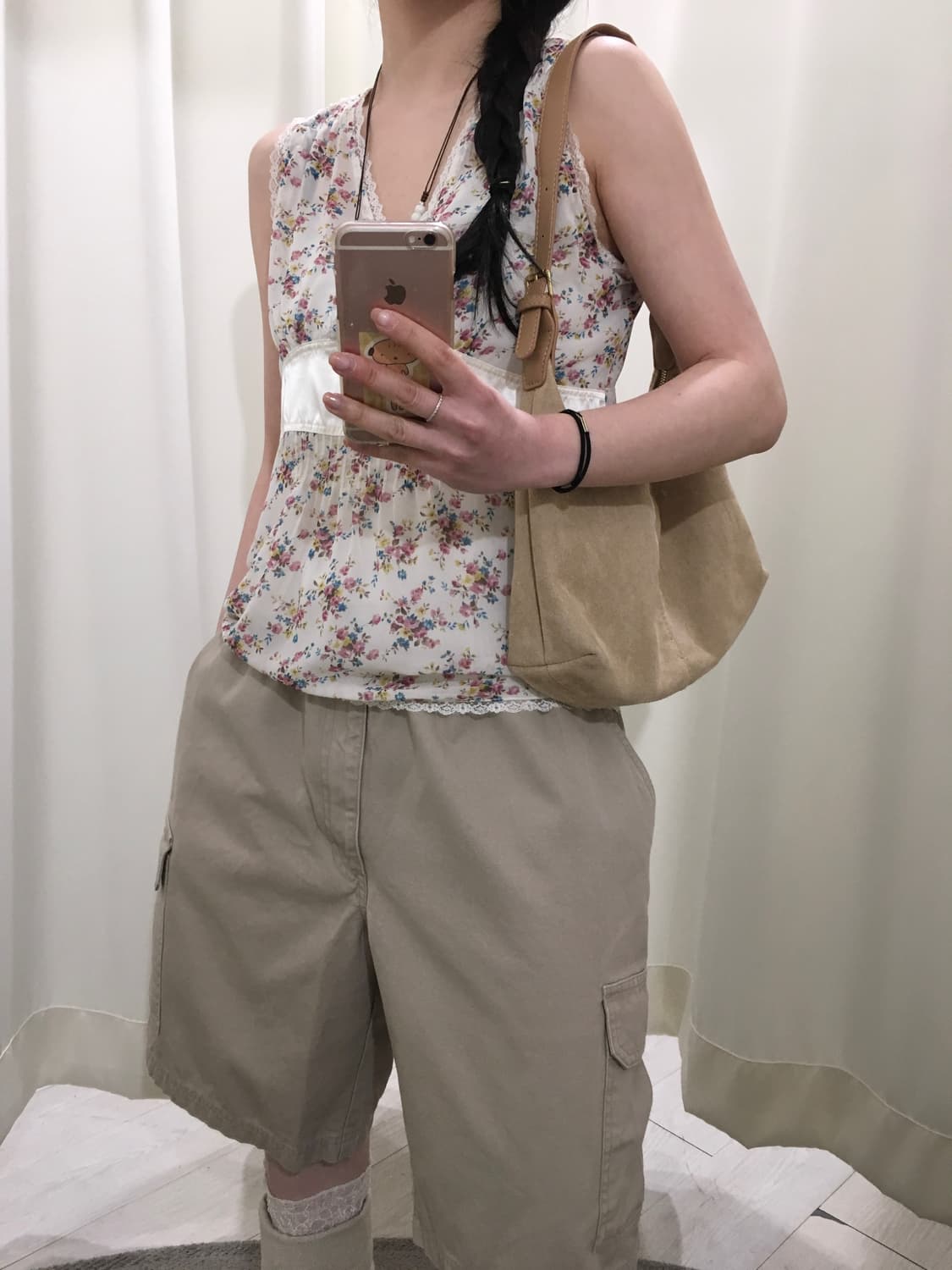 밴딩 카고 버뮤다 팬츠 상품이미지5