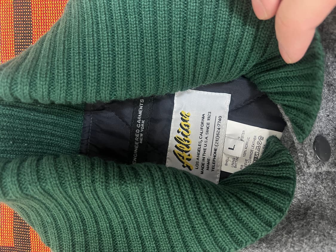 엔지니어드가먼츠 바시티자켓 L 상품이미지2