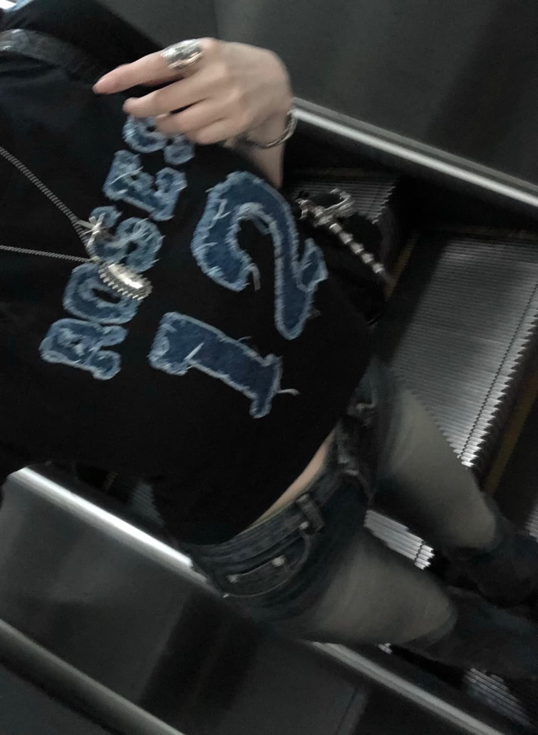 보헤미안서울 워싱 부츠컷 데님팬츠 블루 M 상품이미지2