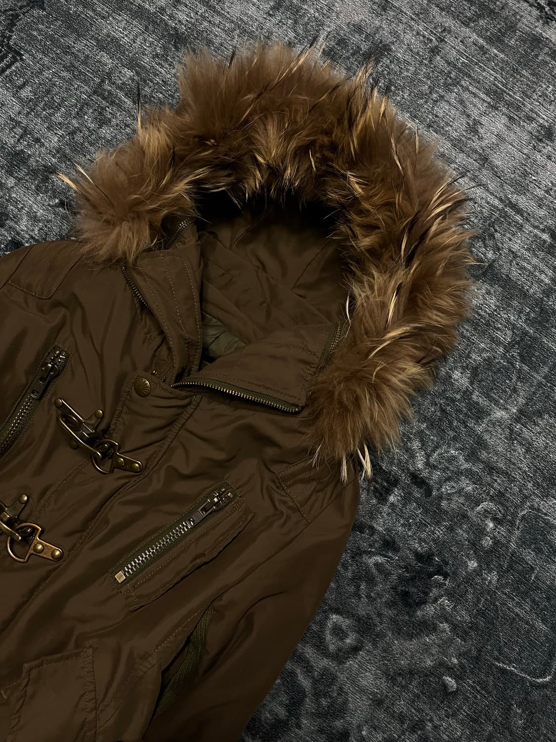 Sly 00s archive trimming fur military ja 상품이미지3