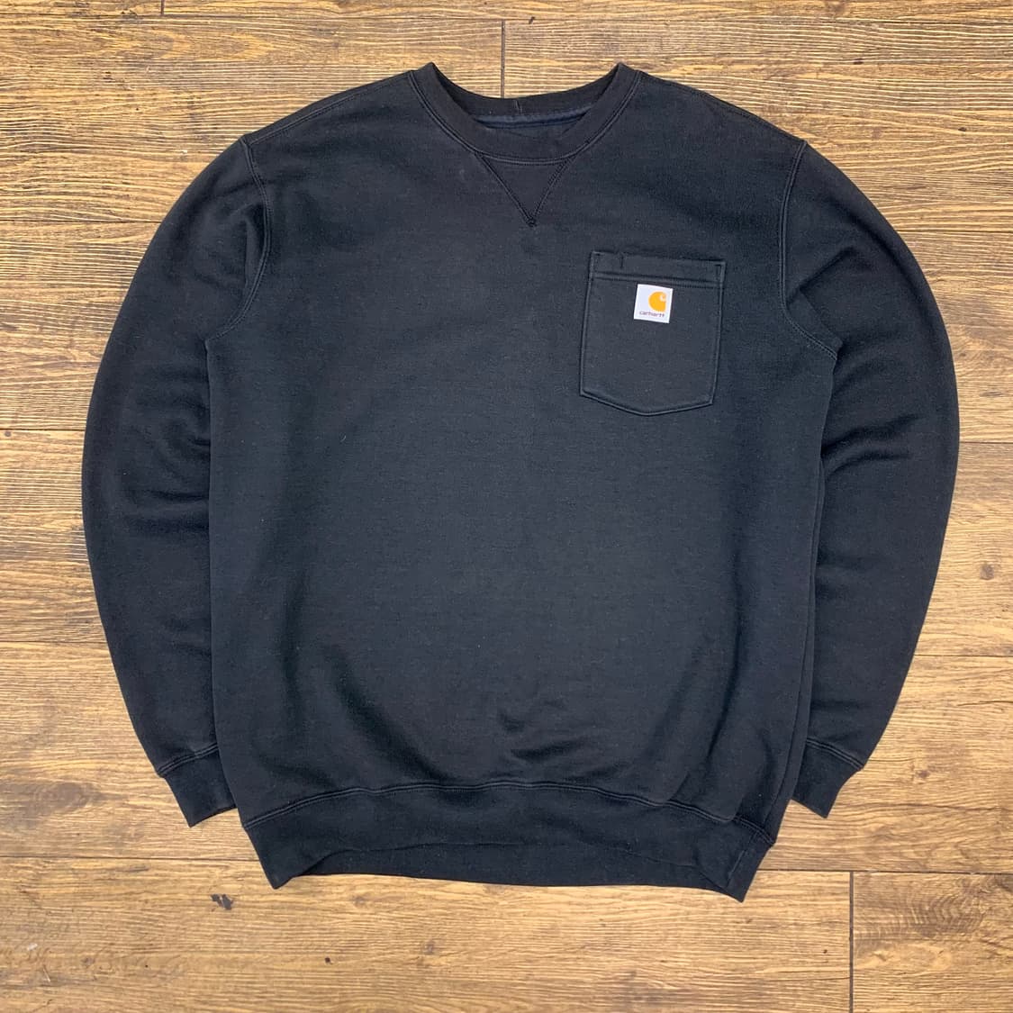 칼하트 오리지널핏 블랙 맨투맨 M 상품이미지1