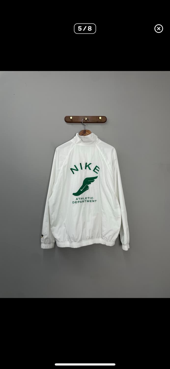 나이키 우븐 백로고 화이트 바람막이 자켓 A3162 상품이미지5
