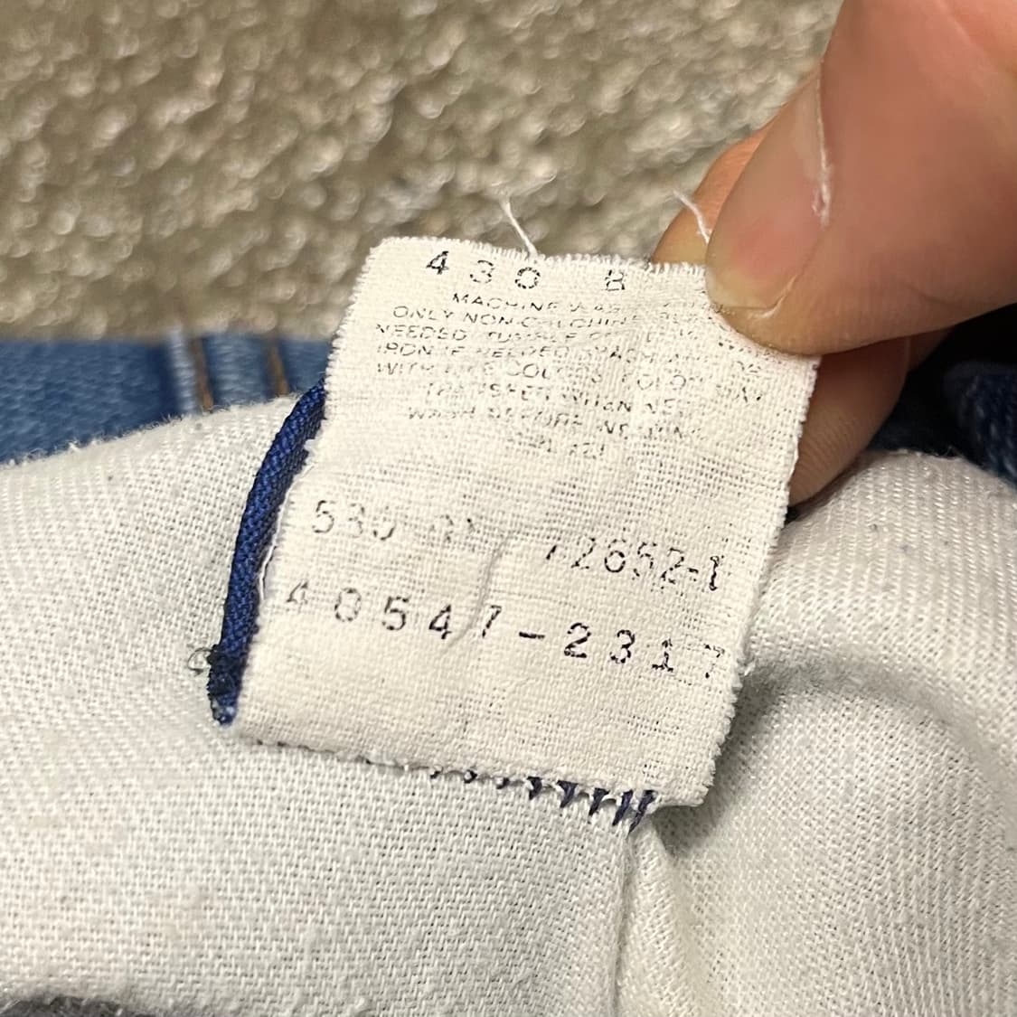 90s 리바이스547 스트레이트핏 (35“) 상품이미지7