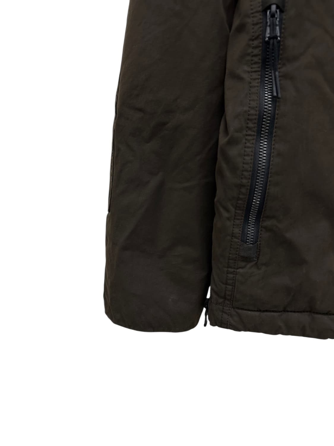 헤지스 양모 구스다운 패딩 브라운 (L)  상품이미지5