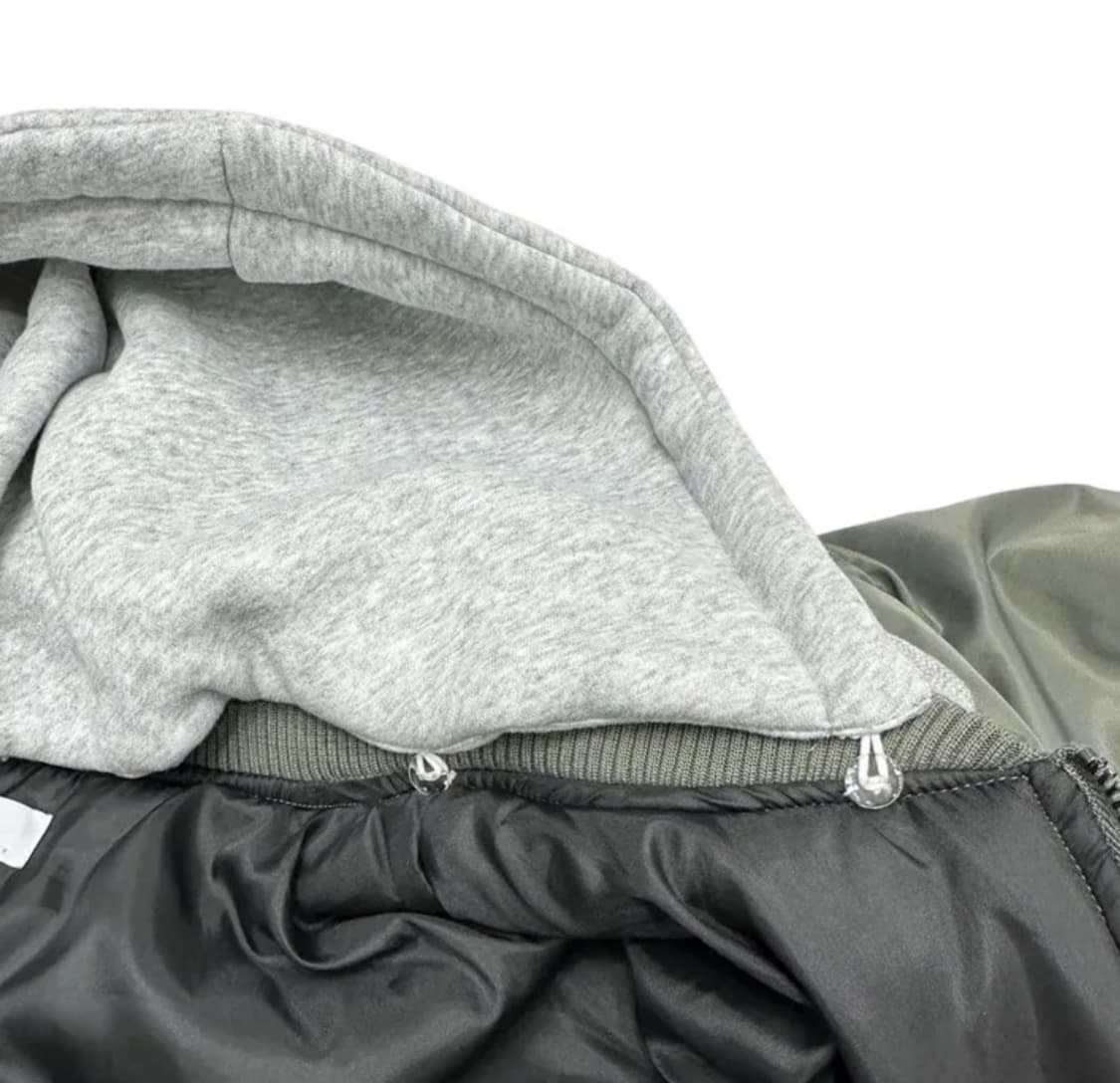 겨울 항공점퍼 (후드 탈부착) 상품이미지3