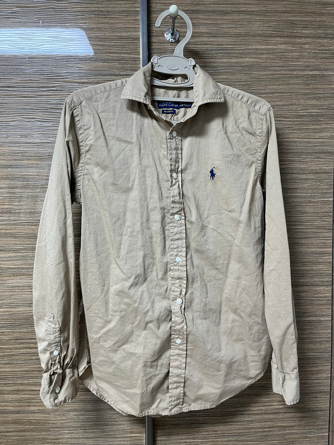 폴로랄프로렌 릴렉스드핏 베이지 셔츠 xs 상품이미지1