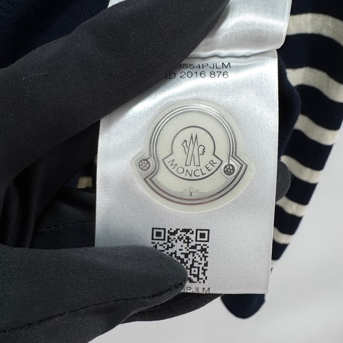 [XL사이즈] 몽클레어 스트라이프 니트 네이비 상품이미지10