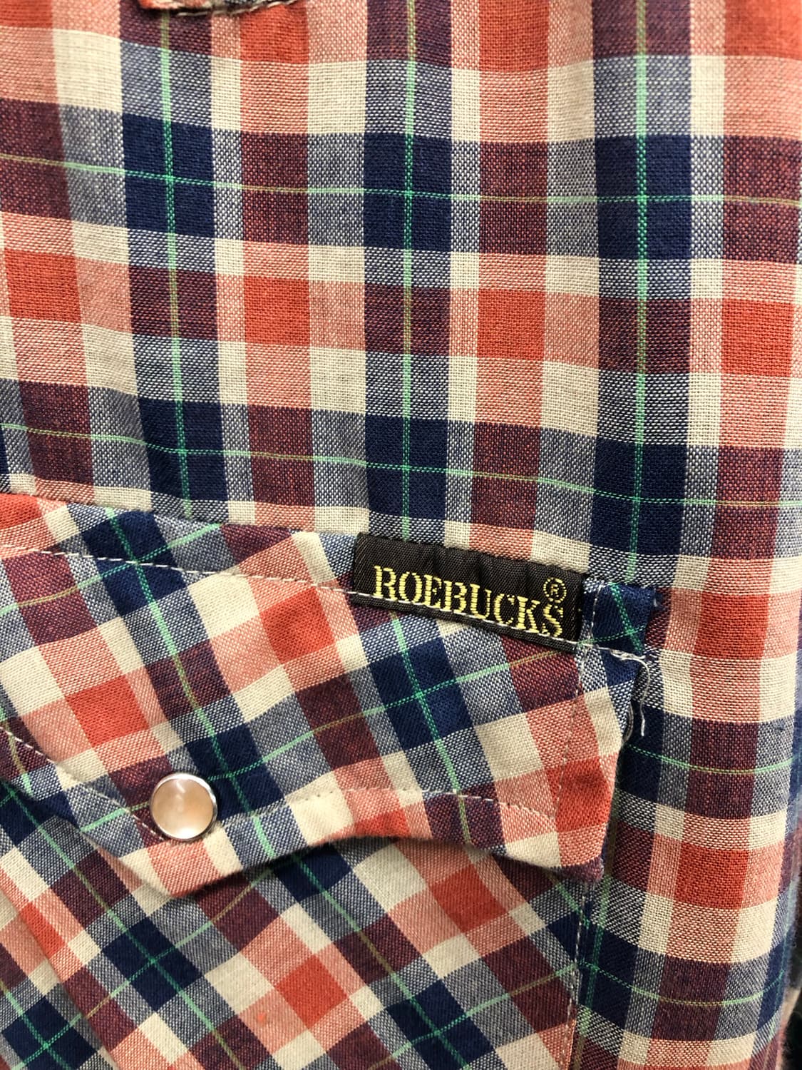 roebucks 체크 웨스턴 셔츠 상품이미지4
