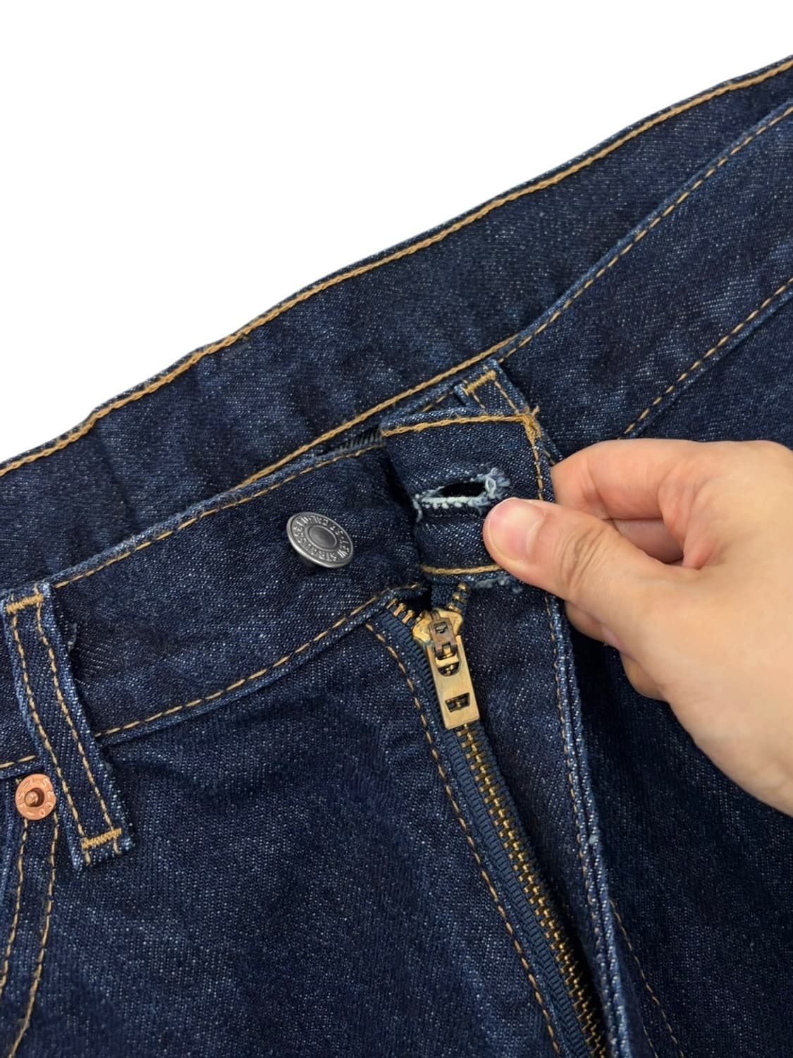 리바이스 505 진청색 청바지 (36) 상품이미지3