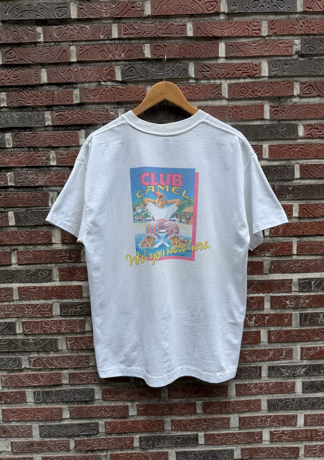 카멜 90s Camel 클럽 맴버스 프로모 빈티지 포켓 티셔츠 상품이미지1