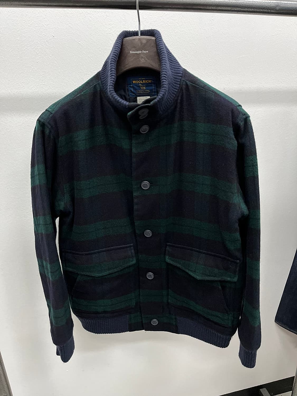 100-105) 울리치 블랙와치 헤링턴 자켓  상품이미지4