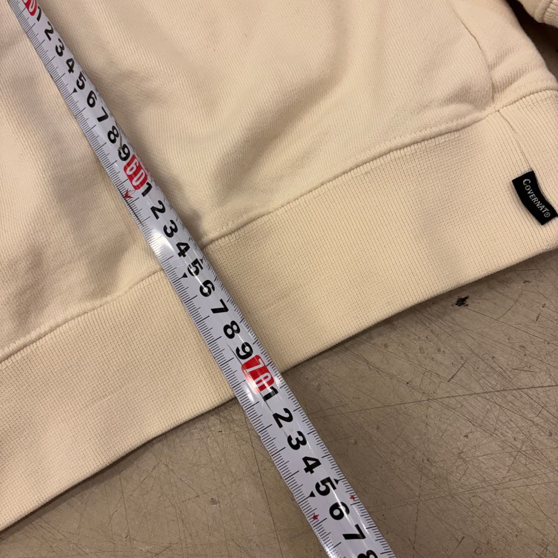 커버낫 빅로고 아이보리 맨투맨 상품이미지4