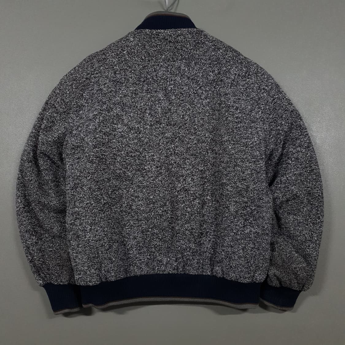 CALIFF 칼리프 스퀘어 아트워크 자수 패치 울 모직 집업 자켓 점퍼 상품이미지7