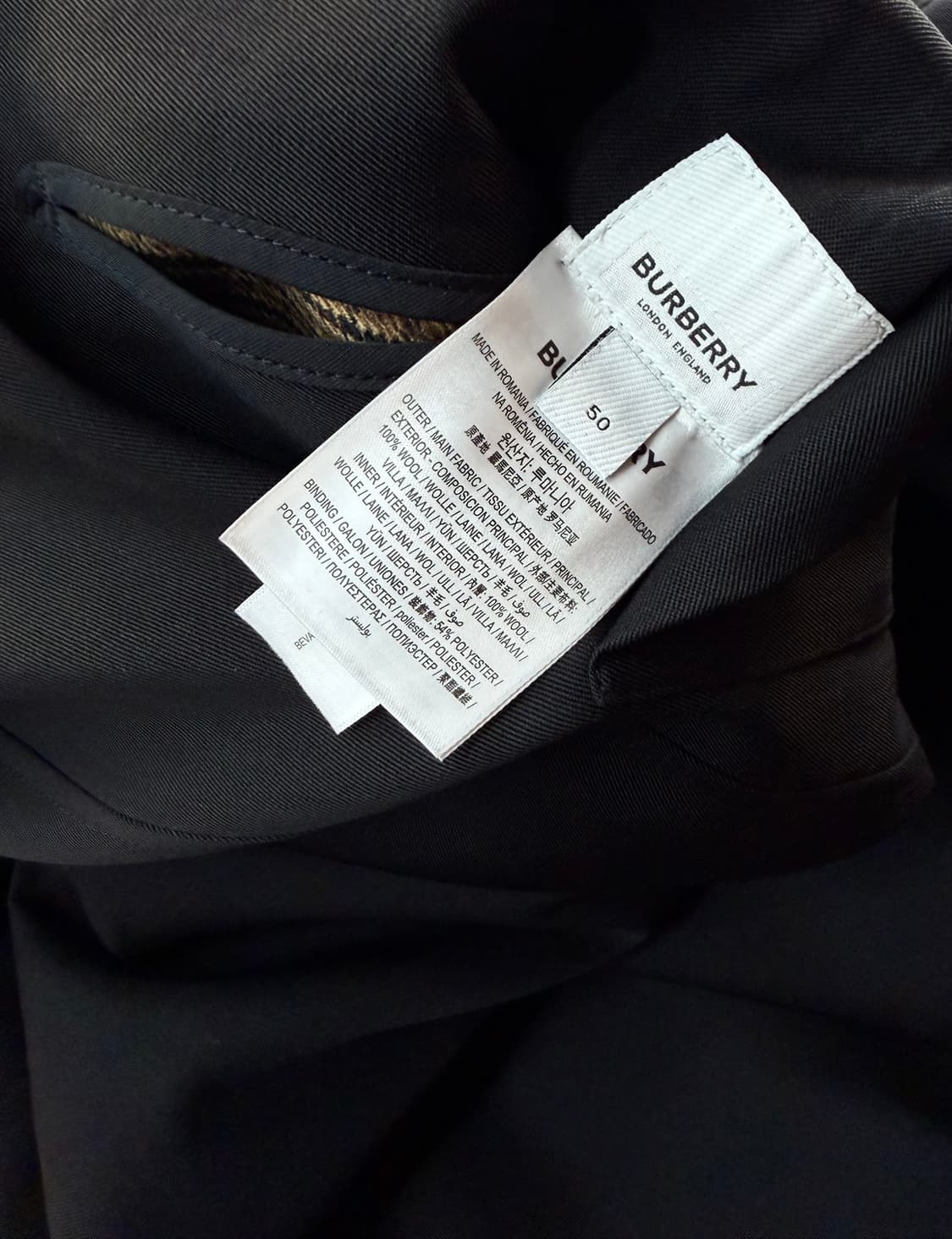 .50/ 버버리 신형 리버시블 발마칸 코트 자켓 상품이미지10