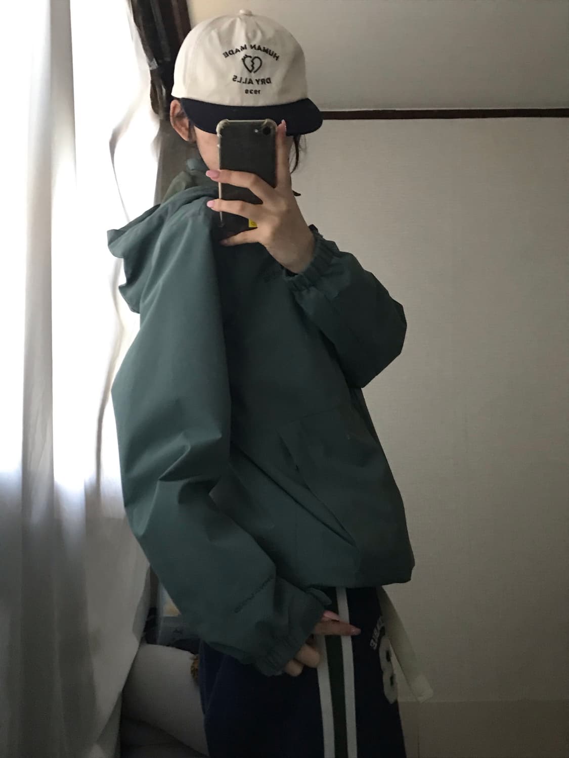 콜롬비아 민트그린 바람막이 상품이미지3