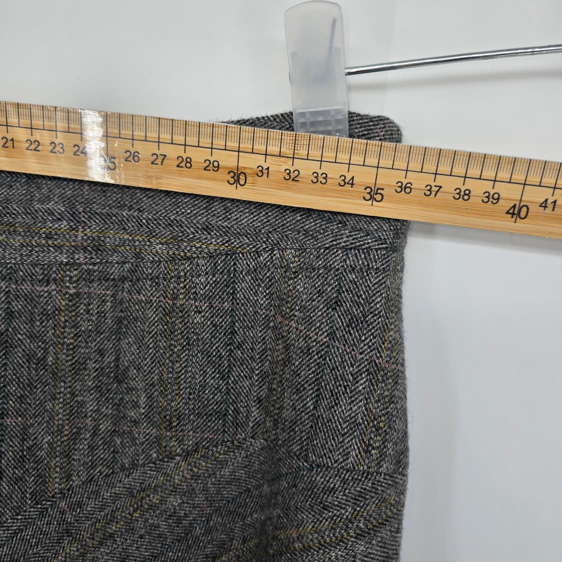 Olivia Lauren 헤링본 플레어 스커트 꽃 자수 장식 상품이미지6