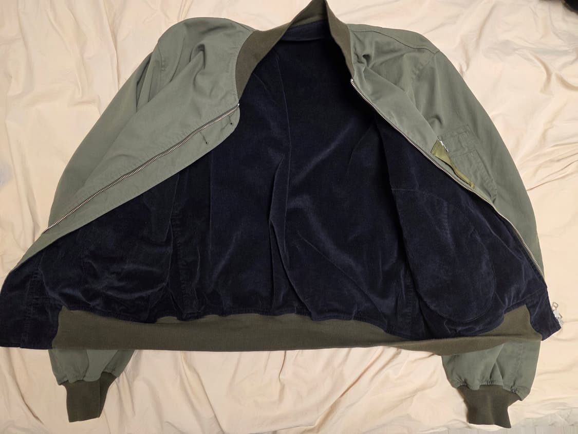 이얼즈어고 리버시블 MA-1 워시드 플라이트 자켓 상품이미지2